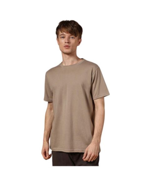 Мужская футболка Cahoot Campus Sutra Cloud Grey Solid Regular, цвет: Серый