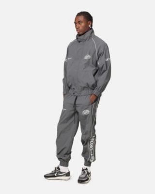 Men's Track Club Windbreaker Jacket- Grey, M