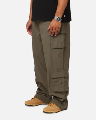 Men's Tactical Baggy Cargo Pants, Beige/Khaki, 30