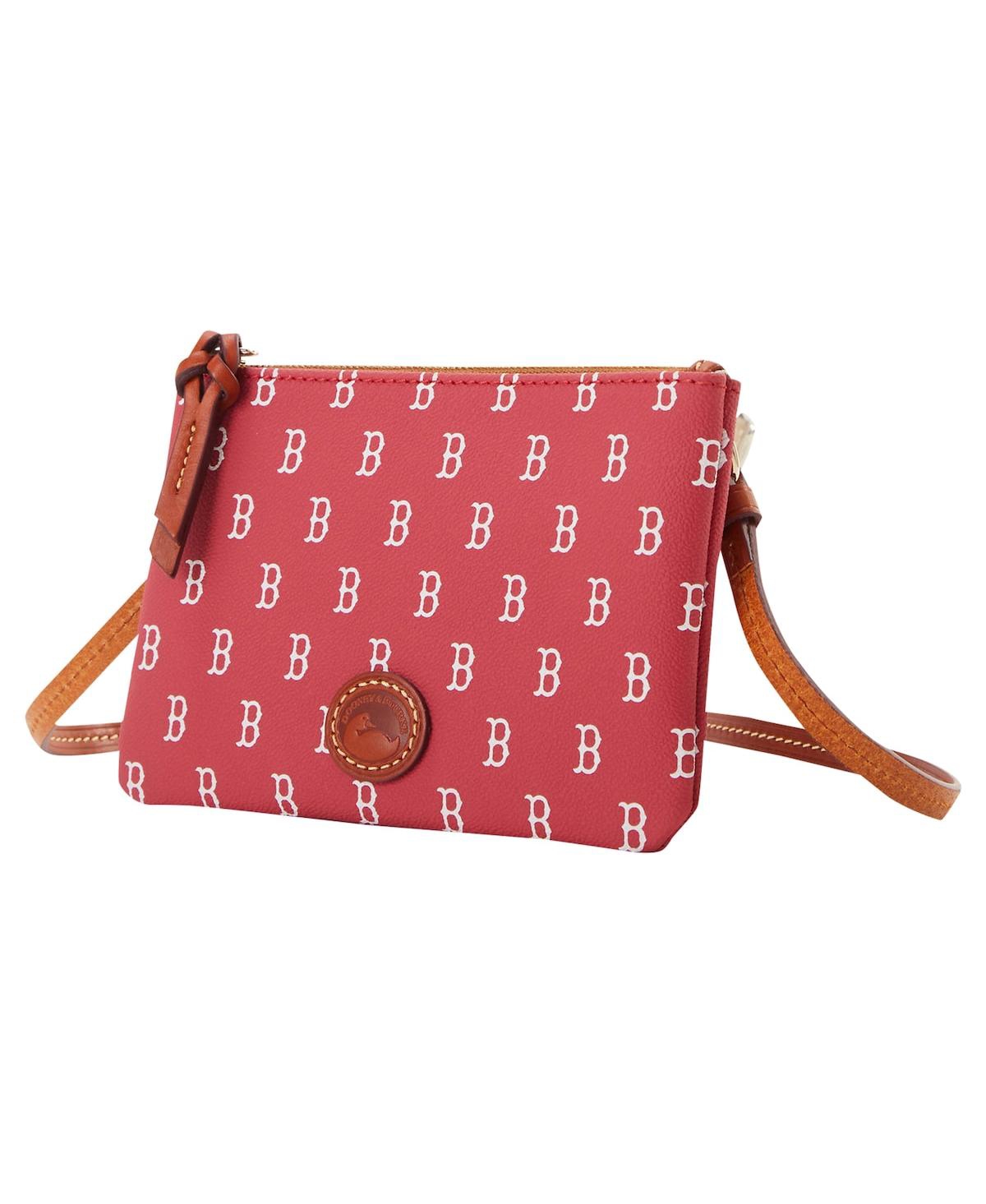 Dooney & Bourke Boston Red Sox Top Zip Crossbody Purse In Red