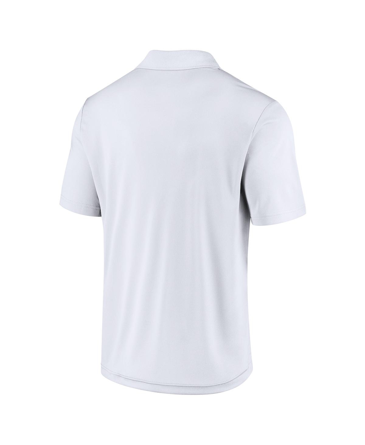 Fanatics Men's White Baltimore Ravens Lockup Polo Shirt In White