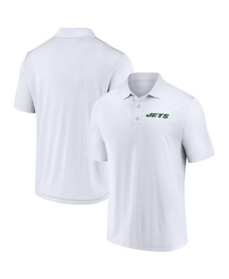 Fanatics - Men's White New York Jets Lockup Polo Shirt