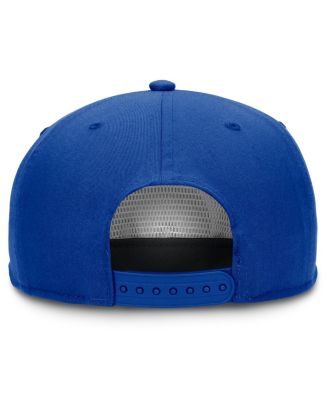 Men's Royal Kansas Jayhawks Iron Golfer Adjustable Hat