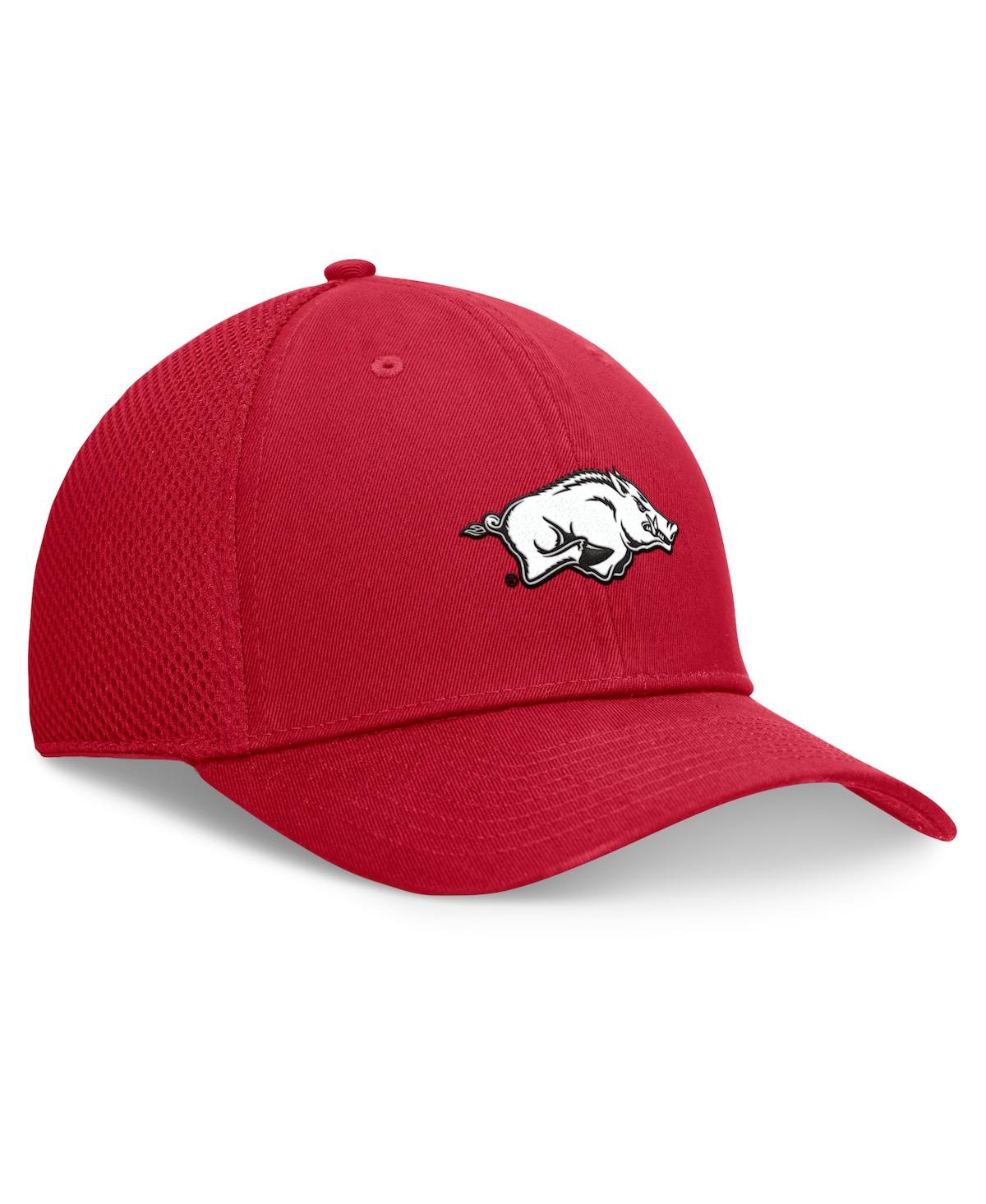 Top Of The World Men's Cardinal Arkansas Razorbacks Spacer Flex Hat
