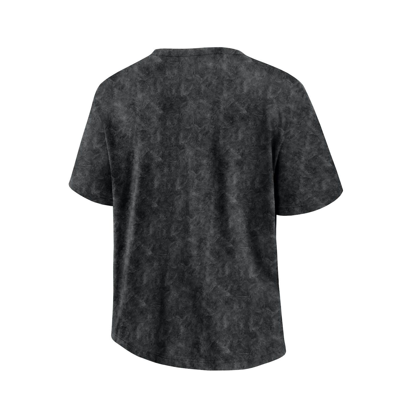 Женская футболка Fanatics Black Vegas Golden Knights Faded Wash — фото 3