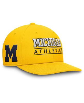 Men's Maize Michigan Wolverines Athletics Pro Adjustable Hat