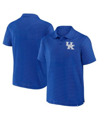 Fanatics - Men's Royal Kentucky Wildcats Victory Calls Stripe Polo Shirt