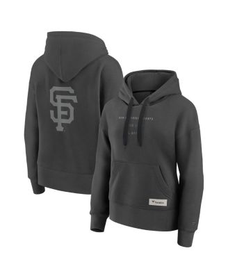 Fanatics - Women's Charcoal San Francisco Giants Elements Future Ground Subtle Tonal Pullover Hoodie