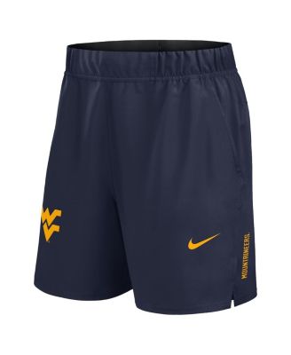 Men's Navy West Virginia Mountaineers Primetime Woven Victory Performance Shorts