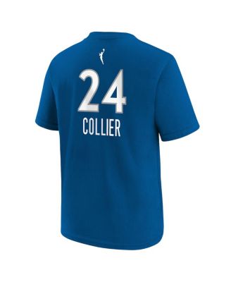 Big Boys and Girls Napheesa Collier Blue Minnesota Lynx Explorer Edition Name Number T-Shirt