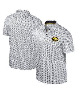 Colosseum - Men's Black Iowa Hawkeyes Big Tall Marty Rival Polo Shirt