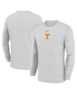 Nike - Men's White Tennessee Volunteers 2025 Sideline Velocity Performance Long Sleeve T-Shirt