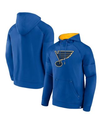 Fanatics - Men's Royal St. Louis Blues Iconic Defender Raglan Pullover Hoodie