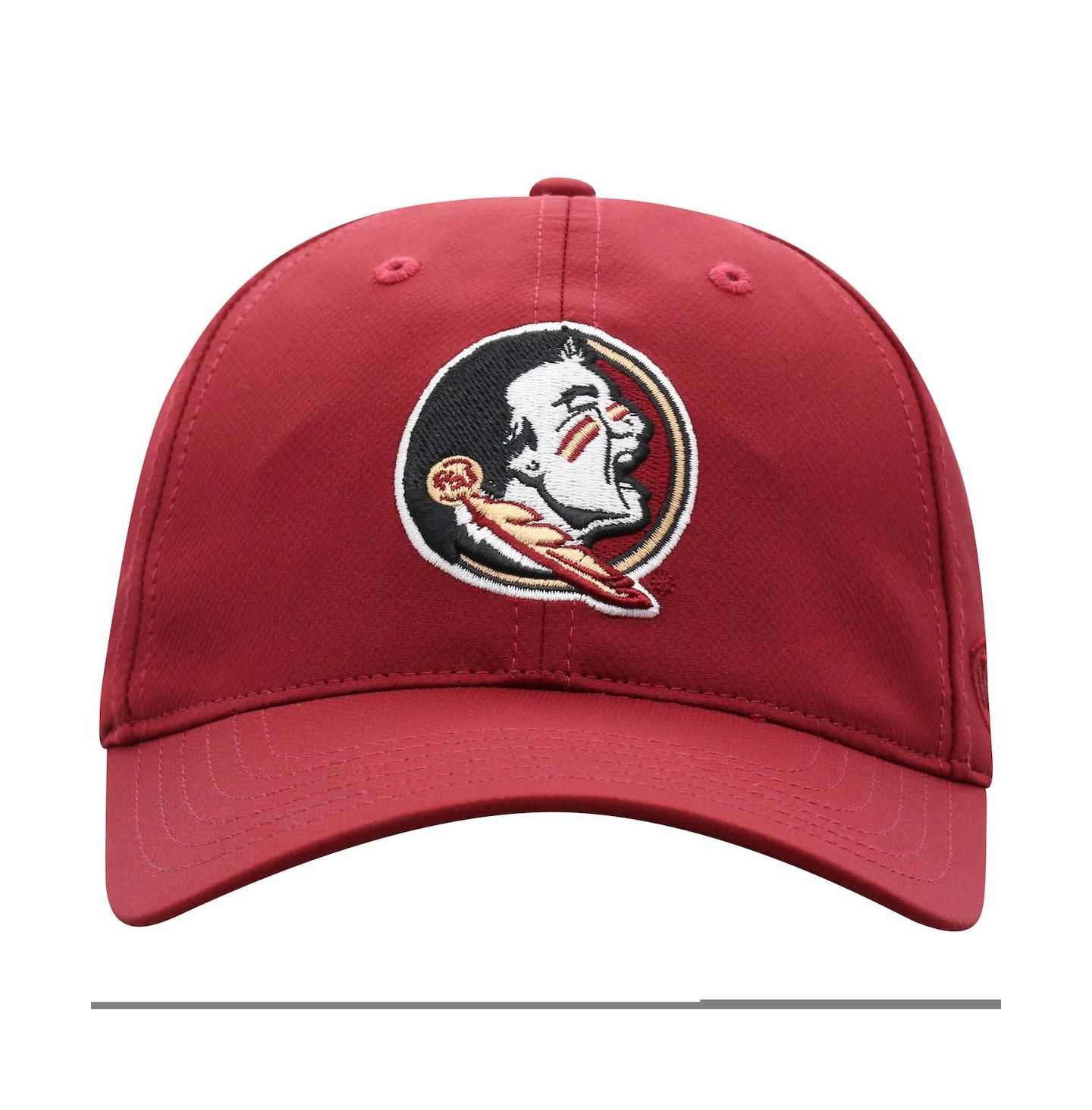 Мужская шляпа Top of the World Garnet Florida State Seminoles Victory Trainer Adjustable Hat — фото 3