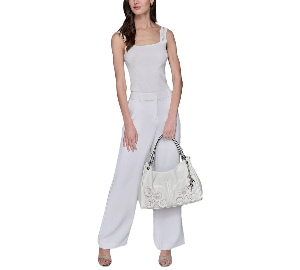 Karl Lagerfeld Luciene Leather Tote Bag