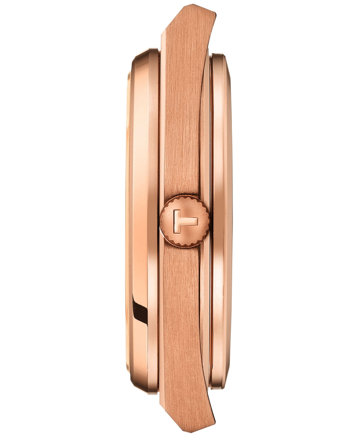 Tissot Men's Swiss Automatic Prx Powermatic 80 Rose Gold Pvd Stainless Steel Bracelet Watch 40mm