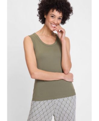 Women's Round Neck Sleeveless Shell