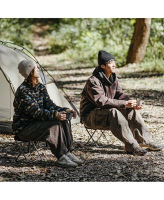 Folding Camping Stool , Portable Mini Camping Chair, Lightweight Aluminium Alloy Chair, Small Backpacking Stool with Thickened Seat Cushion