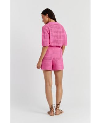 Women's Cotton Crochet Shirt