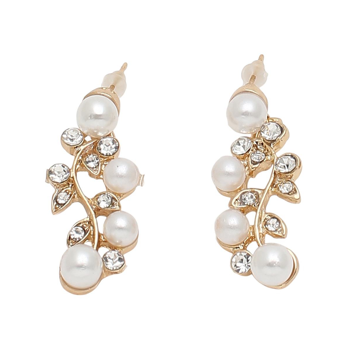 Sohi Gold-plated Pearl Jewellery Set