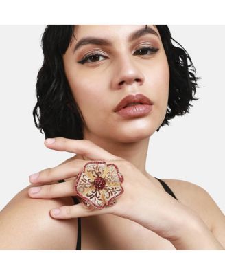 Stone Setting Flower Ring