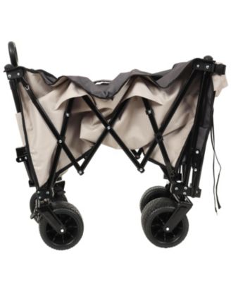 Heavy Duty Foldable Wagon with Extended Tailgate