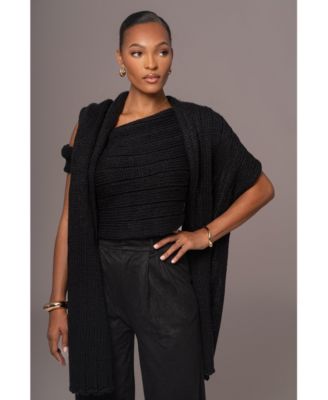 Women's Soft Life Cable Knit Sweater Top