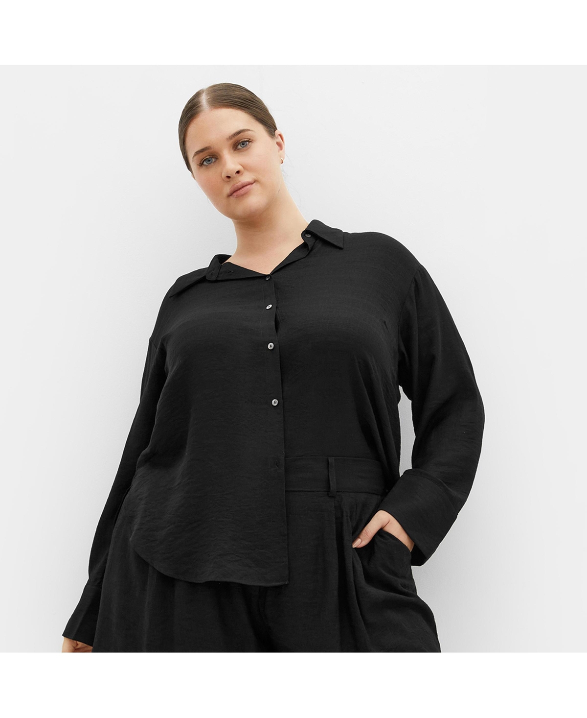 Plus Size Bella Shirt - Black