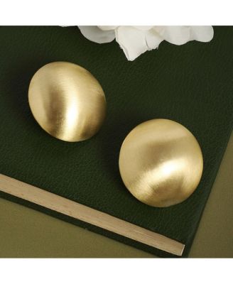 -Plated Stud Earrings