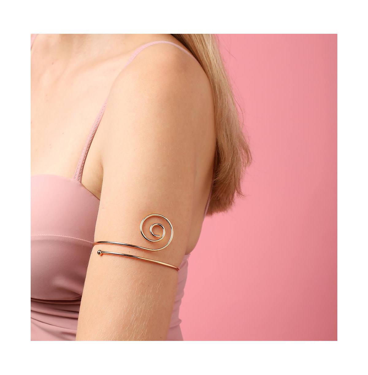 Sohi Gold-Plated Swirl Armlet