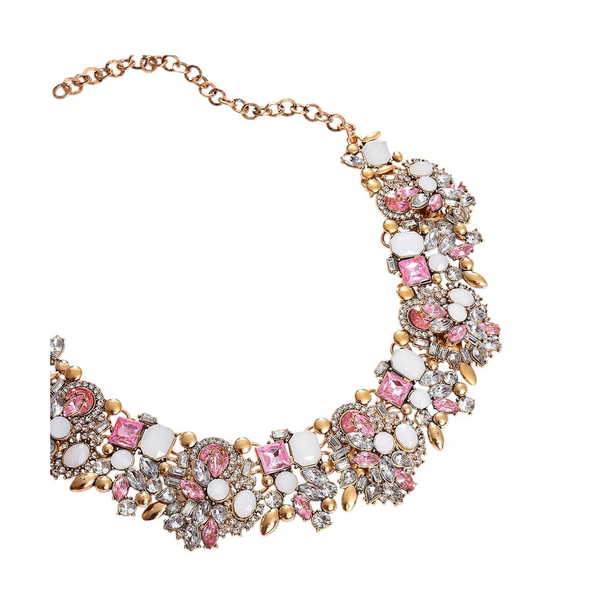 Sohi Silver-plated Stone Necklace