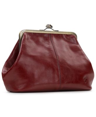 Medium Sofia Kisslock Leather Bag
