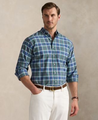 Polo Ralph Lauren - Men's Big & Tall Plaid Oxford Shirt
