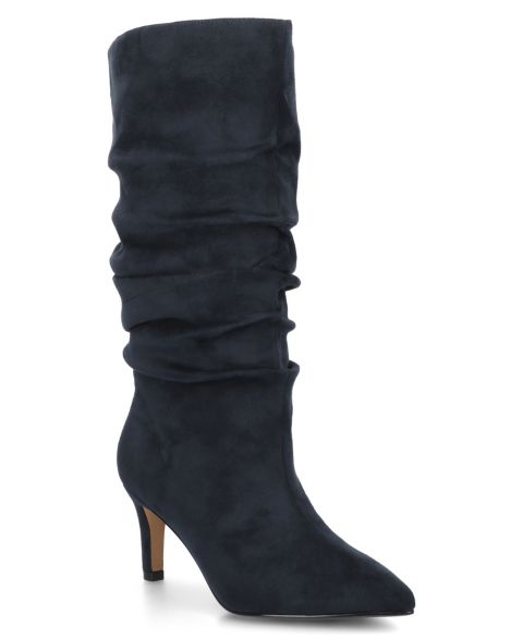 Женские ботинки Journee Collection Sonnet Slouchy Dress Boots, Regular, Wide Calf, & Extra Wide Calf, цвет: Тёмно-синий