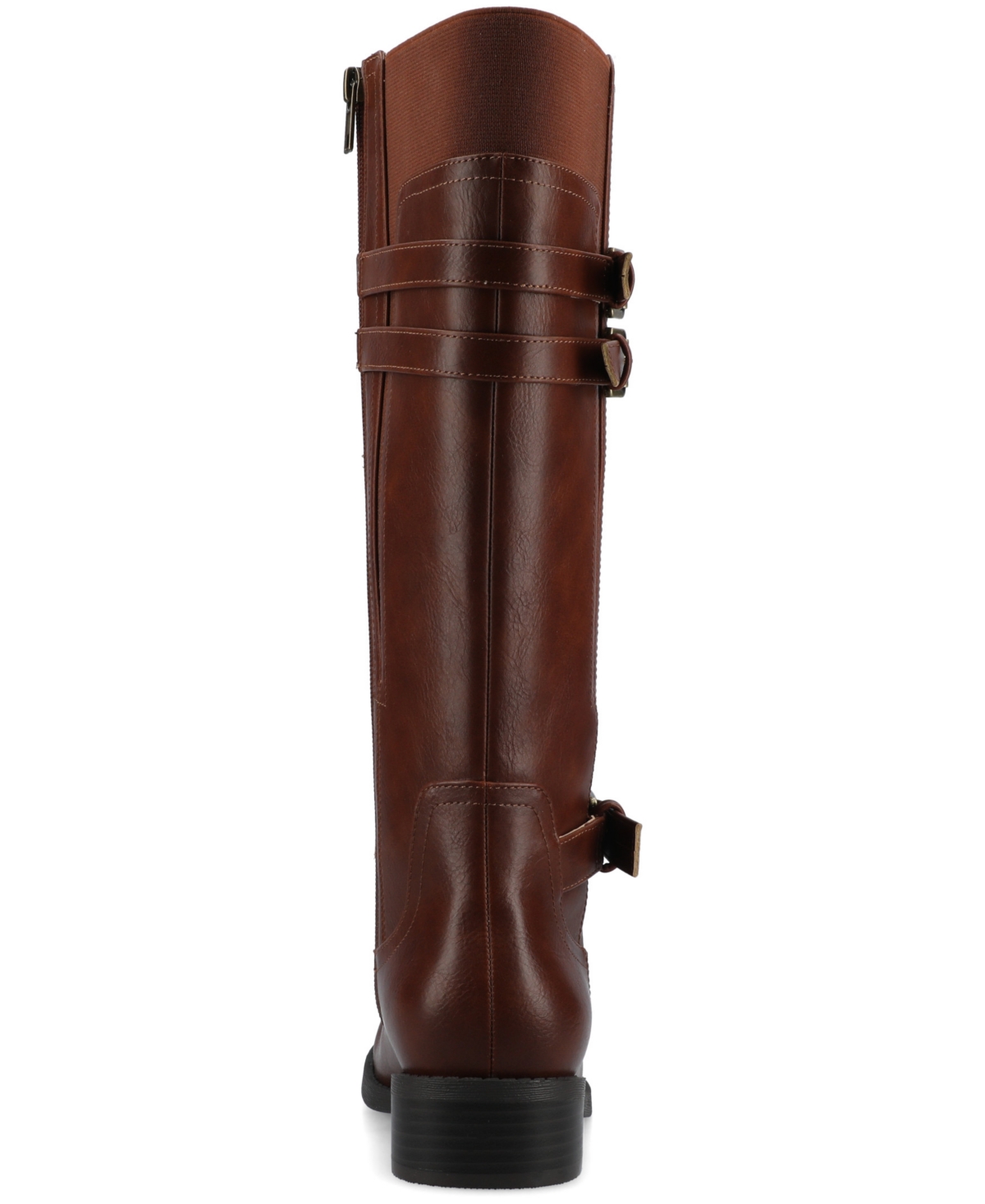 Journee Collection Journee Women's Sonny Knee High Wide-calf Casual Boots In Brown