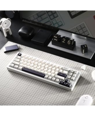 AL71 75% Mechanical Keyboard,Full Aluminum CNC,Hot Swappable Gasket,2.4GHz Wireless BT5.0/USB-C Wired,NKRO Programmable RGB Backlight Creamy Typing for Win/Mac