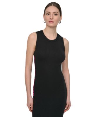 Women's Logo Ribbed Midi Sweater Dress