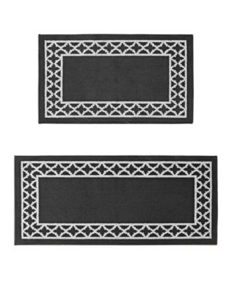Collin Trellis Border Tufted 2-Pc. Runner Rug Set