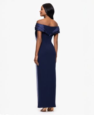 Women's Organza Off-The-Shoulder Dress