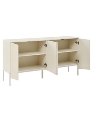 Curved Door Sideboard - Elegant Storage for Living Spaces