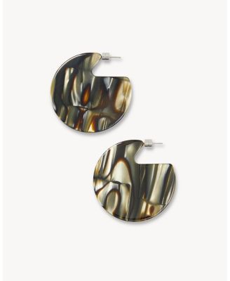 Machete Clare Earrings - Midnight Horn 60$
