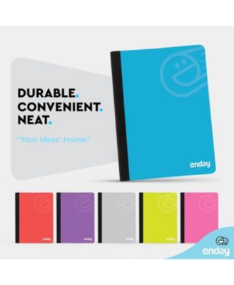 Composition Notebooks Wide Ruled Paper, Hard Cover Composition Notebook, Premium Lined Composition Books, 100 Sheets Ruled Notebook