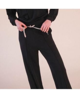 Plus Size Betty Cotton + Tencel Wide Leg Pant