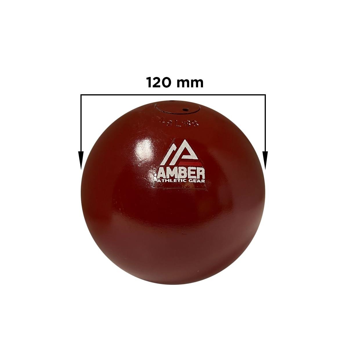 Amber Fight Gear Precision Performance 8.16kg/18lb Iron Shot Put Versatile Training and Competition Excellence with Sturdy Cast Iron Build and Durable