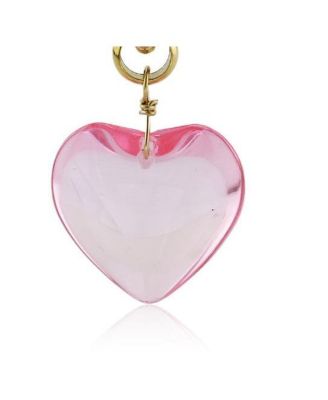 Glass Heart Earring