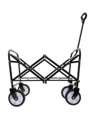 Collapsible Wagon Cart - 225lb Capacity, Orange Leaf
