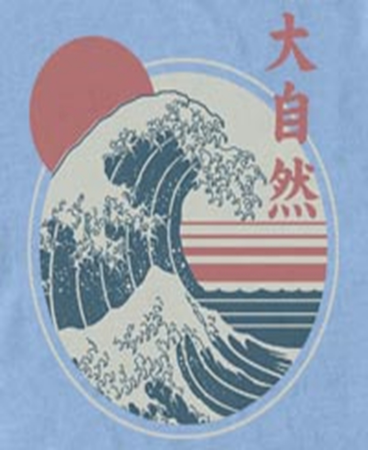 Fifth Sun Men's Great Wave Short Sleeve T-shirt
