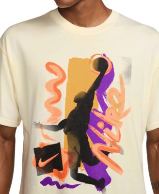 Men's Max90 Relaxed Fit Short Sleeve Basketball Graphic T-Shirt