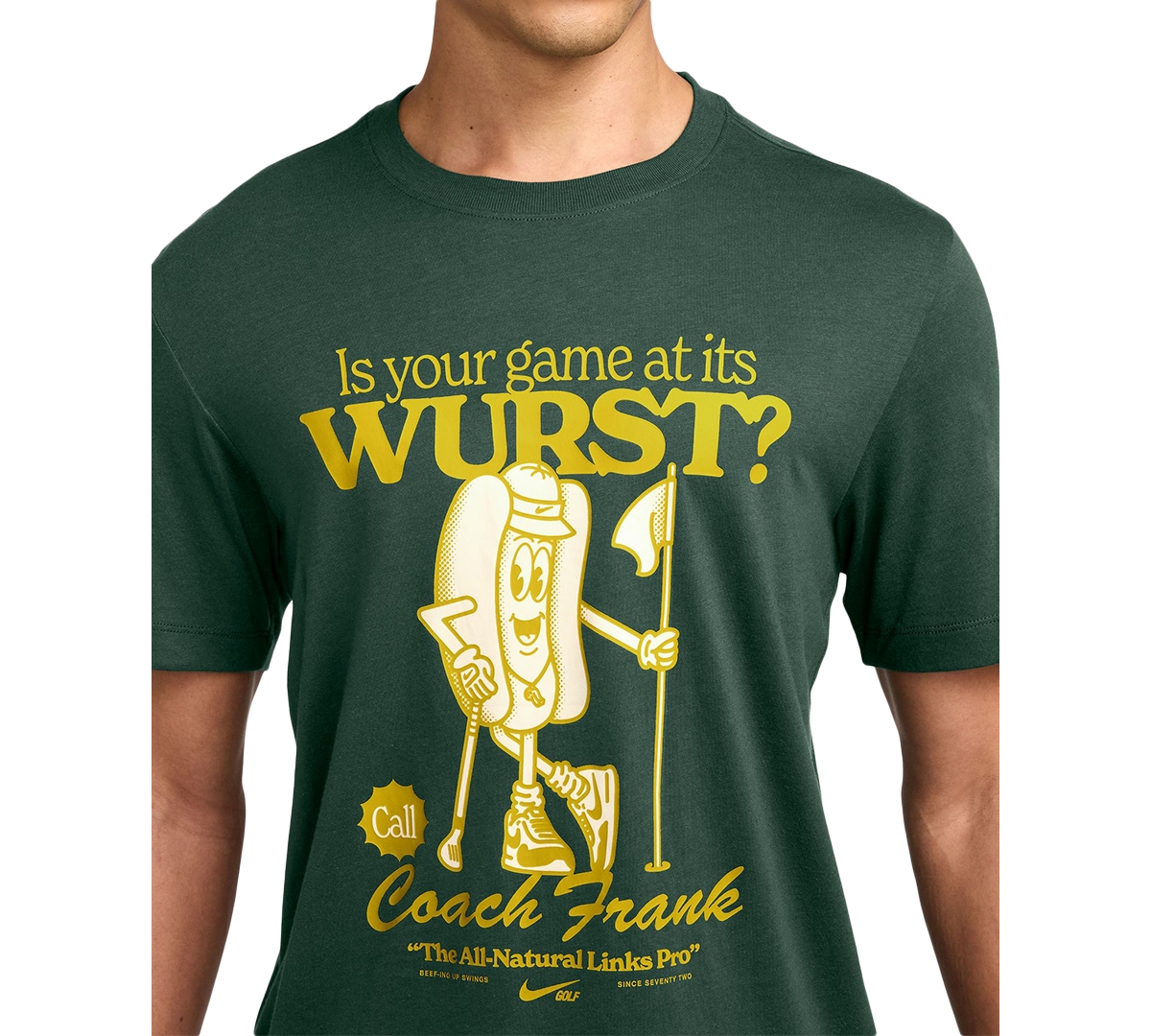 Nike Men's Golf T-shirt In Green