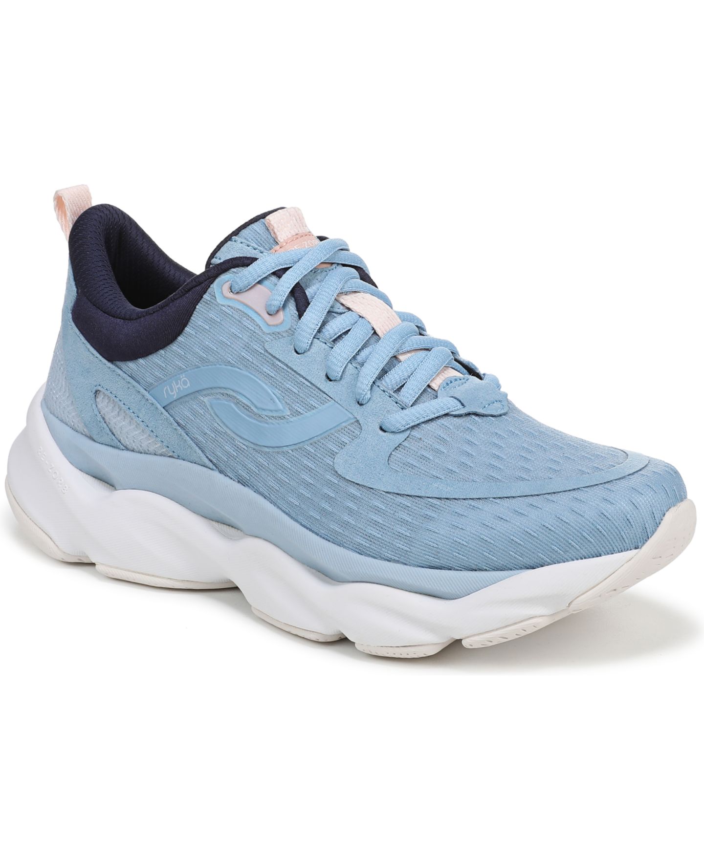 Женские кроссовки Ryka Rezorb Max Lace Up Walking, цвет: Синий сетчатый — фото 1